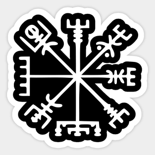 Vegvísir [Viking Compass] Sticker